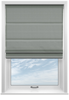 Esme, Formal Grey - Roman Blind